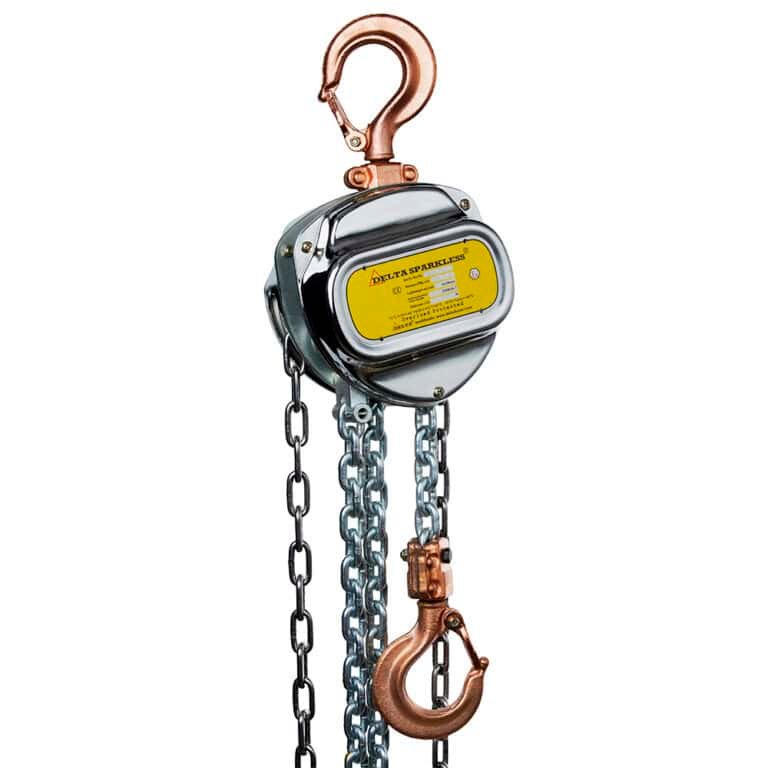 [DC.0.06300910] DELTA SPARKLESS - Vonkvrije handkettingtakel - 0,9 ton - ATEX Zone 1
