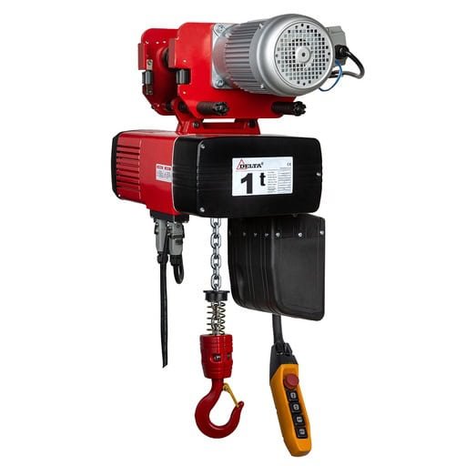 DELTA Elektrische kettingtakel met elektrische loopkat DED - 400V - 1 ton