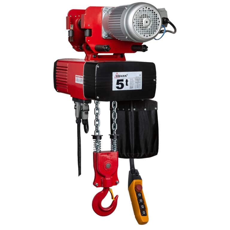 DELTA Elektrische kettingtakel met elektrische loopkat DED - 400V - 5 ton